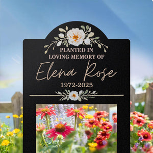 Custom Memorial Tree Plaque, Tree Sign With Stake, Metal Memorial Marker, Dad Mom Loss, Sympathy Sign, Remembrance Plaque