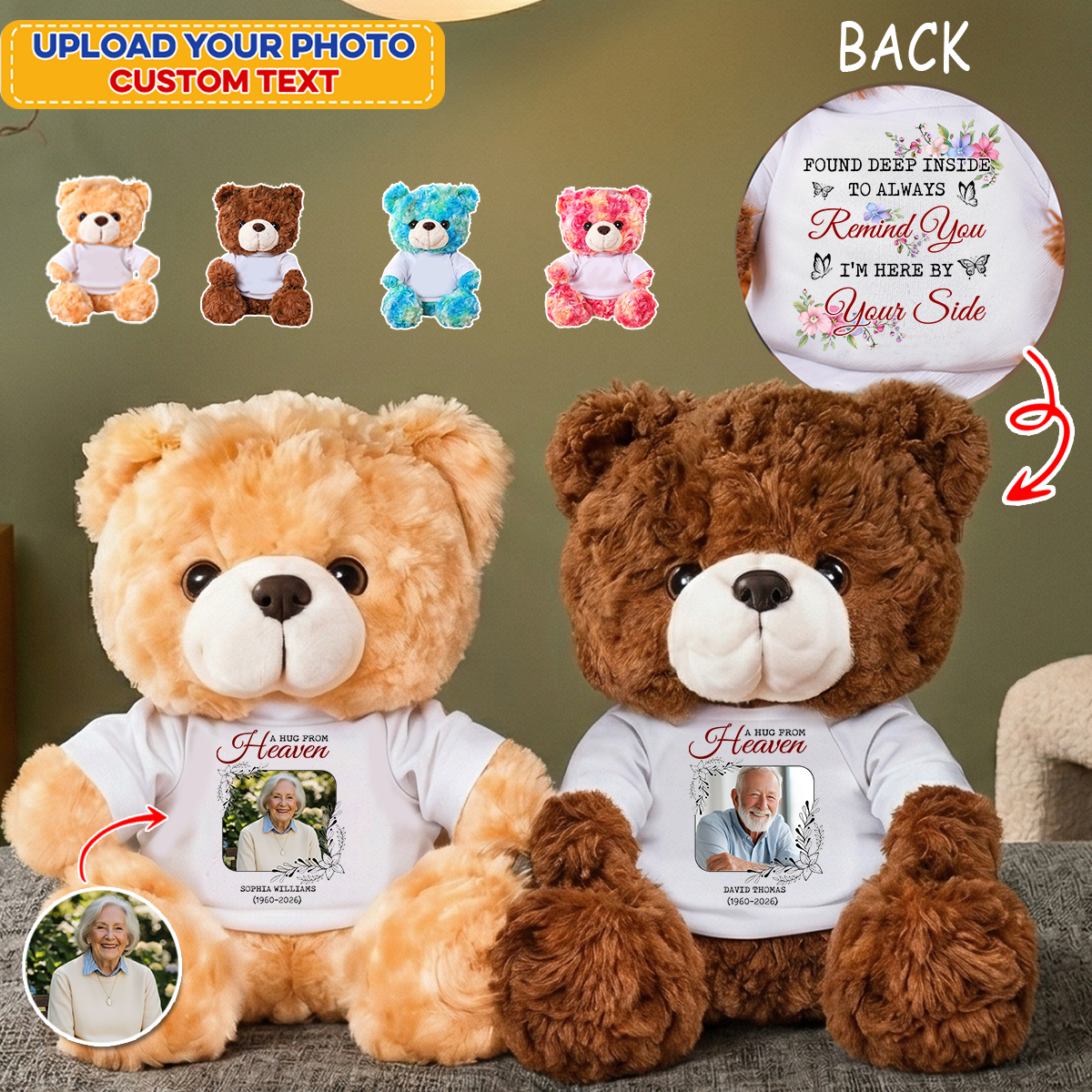 A Hug From Heaven Memorial Teddy Bear