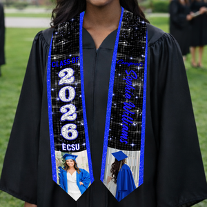 Custom Photo Graduation Sash - Personalized Stoles