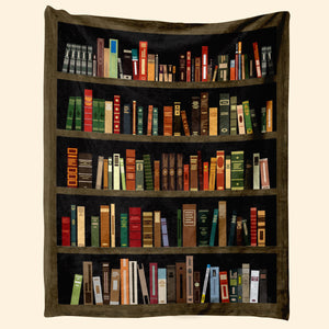 Book Lovers Blanket, Book Shelf Vintage Gift For Book Lovers, Bookworm 3_f016b8a5-f76c-47f0-8952-bb46af864176.jpg