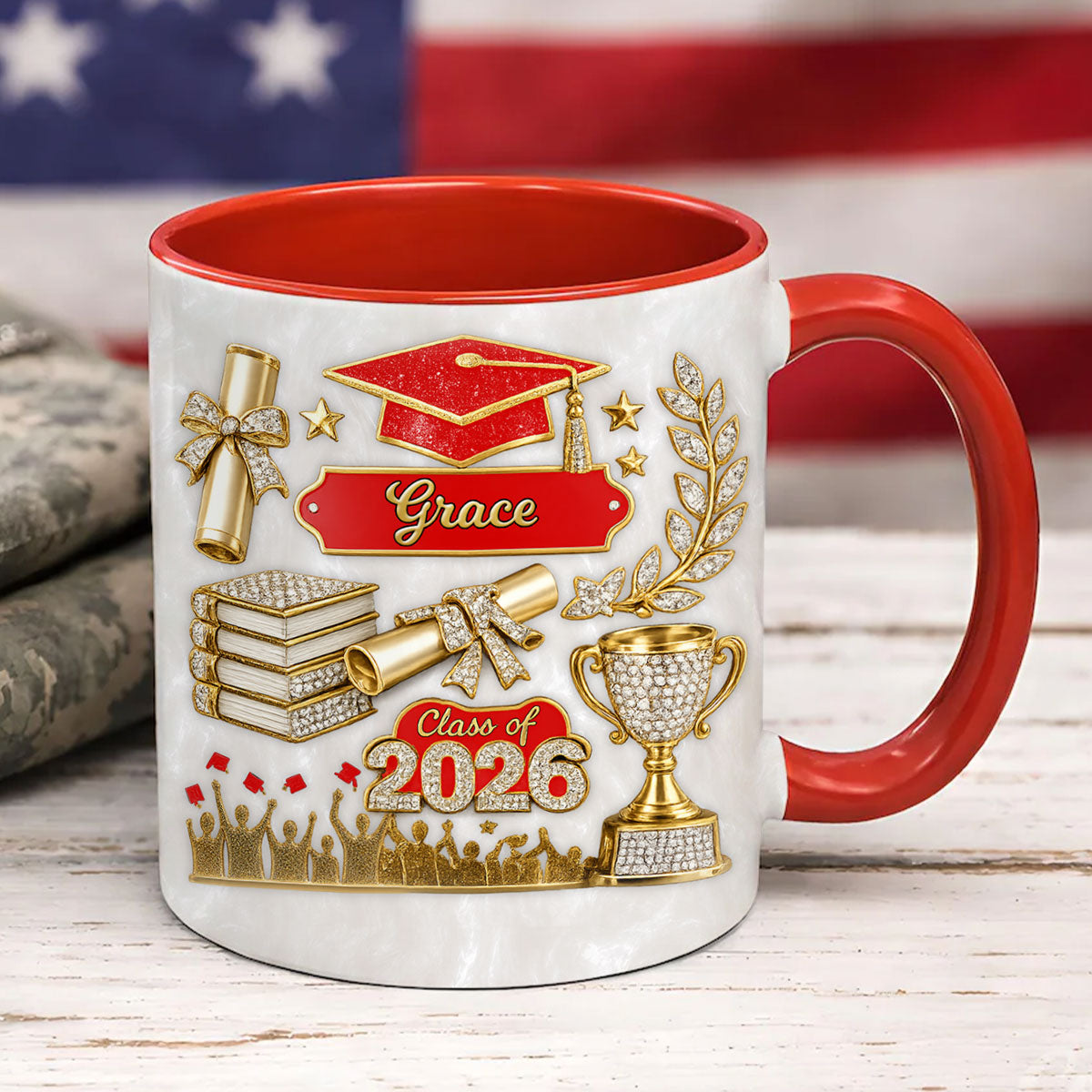 Class of 2026 Graduates - Personalized Accent Mug