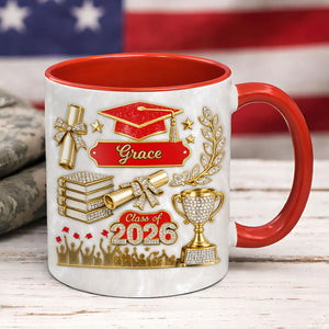 Class of 2026 Graduates - Personalized Accent Mug