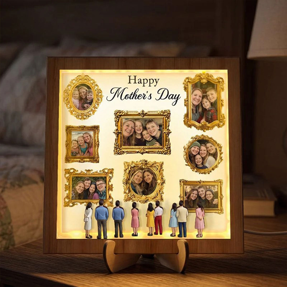 Mini Museum Faux Happy Mother's Day - Personalized Wooden Plaque 3_f37b059d-57fd-438b-96be-97b6bbf2842f.jpg