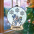 Grandma Grandchild Snowman Family Personalized Suncatcher, Christmas Stained Glass Decor For Mom & Grandma