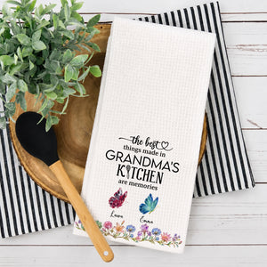 The Best Things Made In Mom Kitchen - Personalized Custom Kitchen Towel