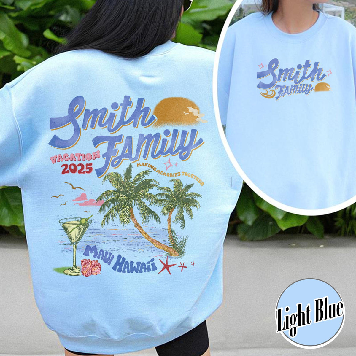 Custom Family Vacation 2025 Shirt, Making Memories Together Family Matching Shirt, Custom Family Beach Trip Shirt, Summer Family Shirt