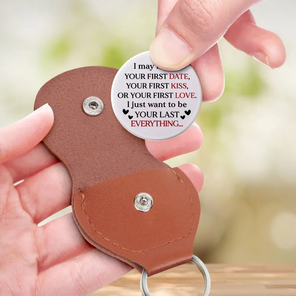 I Just Want To Be Your Last Everything - Personalized Pocket Hug - Gift For Couple, Anniversary Gift