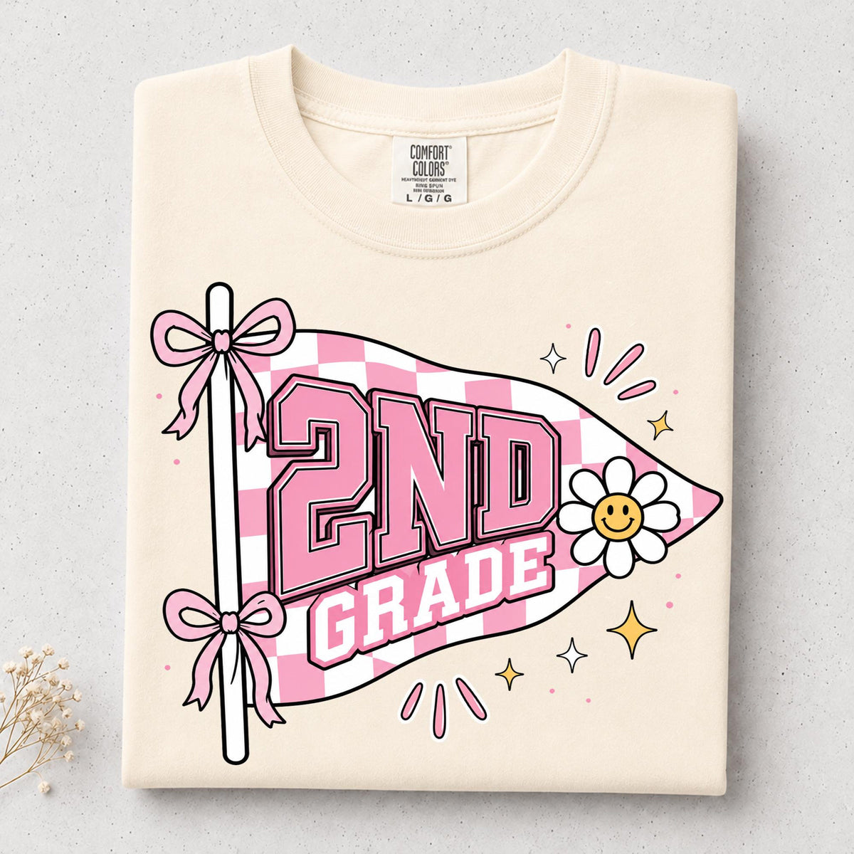 Grade Level Teacher Shirt, 1st 2nd 3rd 4th 5th Grade Pennant Tee, Back To School Shirt, Cute Elementary Teacher Gift