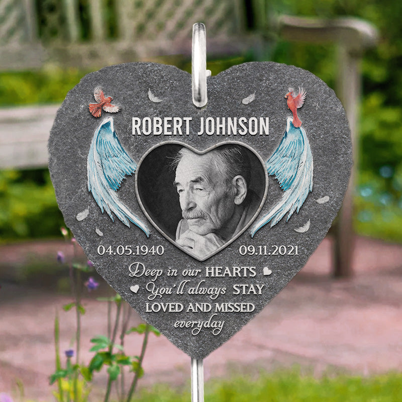You'll Always Stay Loved And Missed - Personalized Garden Stake - Memorial Gift