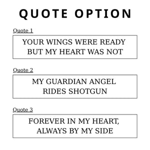 Personalized Dad Memorial Photo Car Visor Clip, Loss Of Dad Papa Gift, Guardian Angel Keepsake Gift, Sympathy Gift For Loss Of Loved Ones