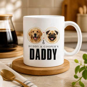 Custom Pet Portrait Mug - “Buddy & Cooper’s Daddy” - Personalized Mug 3a196247-59a7-4e69-8b26-03a1446c954a.jpg