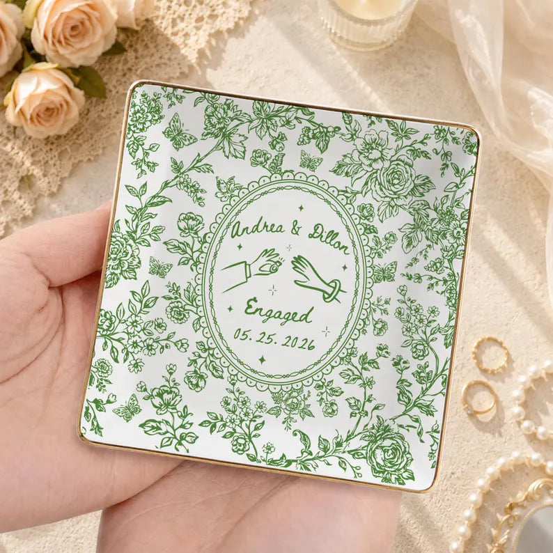 Personalized Ring Dish for Couple, Custom Engagement Ring Holder, Wedding Ring Dish, Bride to Be Gift 3a2cec5c-13b6-49b7-8460-e851ede68929-DSF-8-.webp