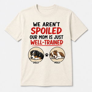 Dog Mom Well-Trained Custom Pet Cartoon Photo T‑Shirt - Personalized T-shirt 3a2f8fe3-a6dc-49da-80a1-f5d74eb6b15b.png