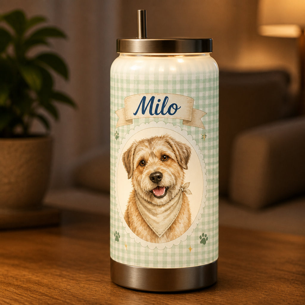 Custom Pet Portrait Gingham Kitchen Towel with Name - Personalized Bottle Lamp 3a3b97a7-b5f6-4cf2-9e8b-20edf110bb16.jpg