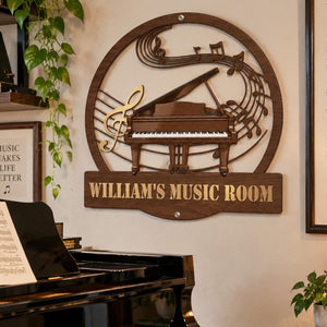 Custom Name Piano Room Metal Sign, Piano Player Name Sign, Music Wall Art, Music Room Metal Sign, Piano Player Gift, Music Lover Home Decor 3a43edfc-6988-4629-a51f-7525b76096d1-b4.jpg