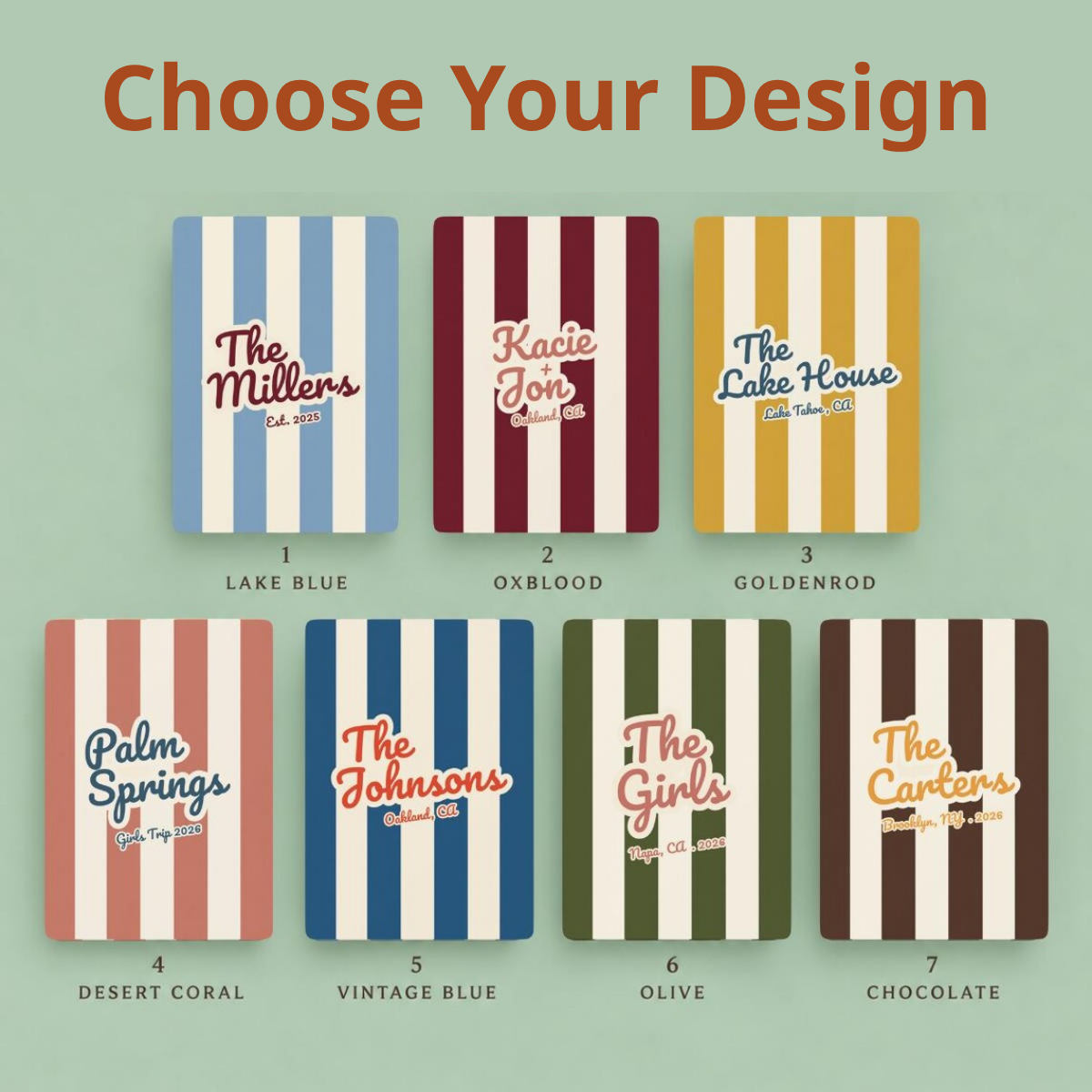Personalized Retro Striped Playing Cards – Custom Family Name Card Deck, Lake House Cabin Gift, Girls Trip Keepsake, Wedding & Anniversary Gift 3a6348ef-ff06-4e9e-bf5c-c7a9d8e98686-2.png