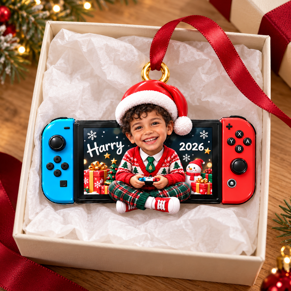 Custom Photo Gaming Ornament, Gamer Boy Christmas Gift, Game Controller Ornament, Holiday Gift for Kids, Boys, or Teens, Little Gamers Gift For Son, Daughter 3a66e9c0-4c20-4b83-b9fa-901b75632894-Harry-2026-trong-h-p-qu-Gi-ng-sinh-3.png