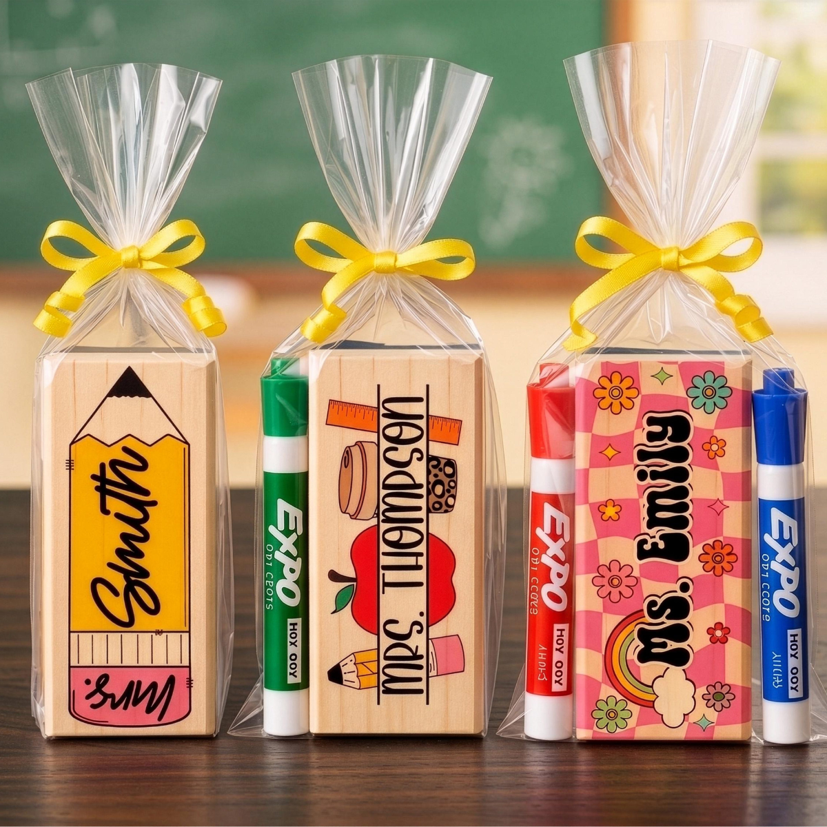 Personalized Teacher Whiteboard Eraser, Custom Teacher Appreciation Gifts, Chalkboard Eraser with Marker, Preschool Teacher Name gifts 3a6faa50-e4c2-4242-bcca-ee37bd54a79a-1.png