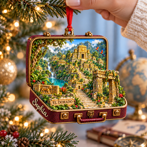 Personalized El Dorado 3D Suitcase Christmas Ornament – Lost City of Gold Keepsake & Gift for Adventure Lovers 3a7c7737-a5ca-4138-aa8e-111627818fdc-Hand-hung-El-Dorado-suitcase-ornament-4.png