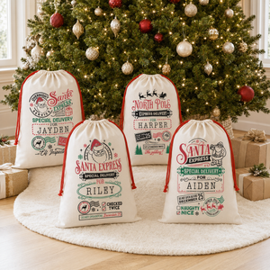 Custom Santa Sack: Personalized Kid's Gift Bag for Christmas Presents Santa Express 3aa774df-4124-418a-80f0-827ca019e983-2.png