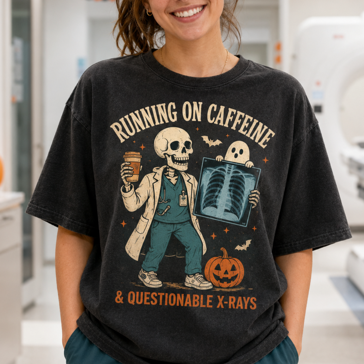 Running on Caffeine & Questionable X-Rays Halloween Shirt – Funny Radiology Tech Skeleton Comfort Colors Tee, Spooky Gift for X-Ray Technicians 3ab3b4b0-5813-4070-aac2-d4c3bba5fc6b-2.png