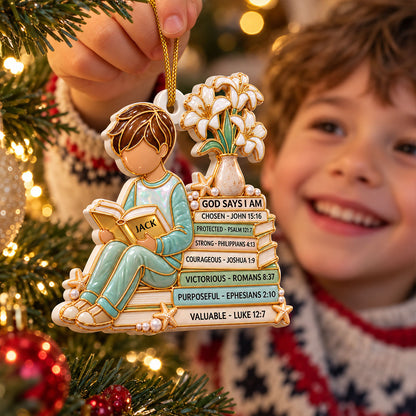 God Says I Am - Personalized Ornament - Real 3D Raised Ornament 3abe05da-78ca-4666-923c-f35e03e239e3-2-1-.jpg