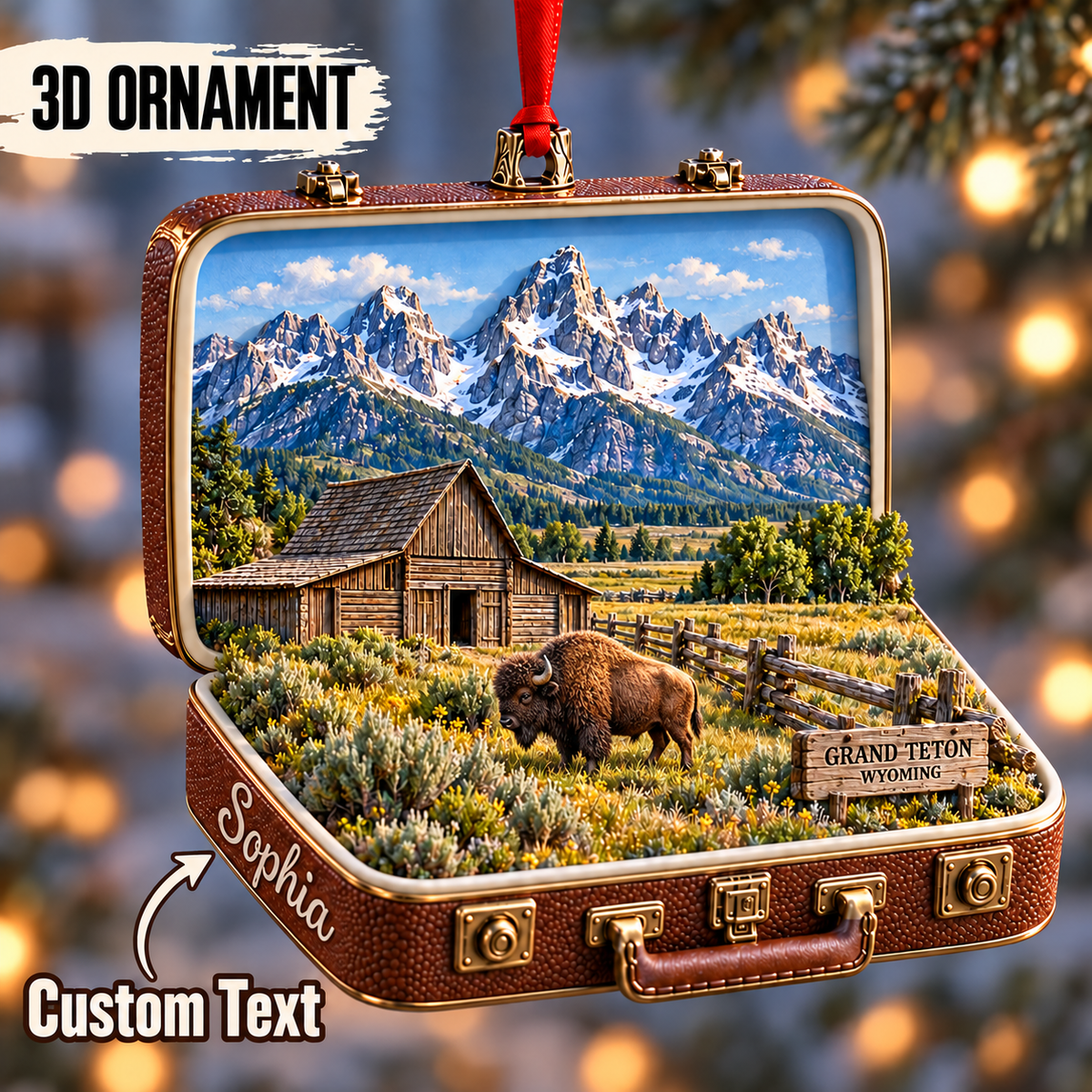 Personalized Grand Teton National Park 3D Suitcase Christmas Ornament – Wyoming Travel Souvenir & Gift for Nature Lovers 3aebad8d-0377-481d-b4ac-a2c1ae2682ce-Grand-Teton-suitcase-ornament-with-bison.png