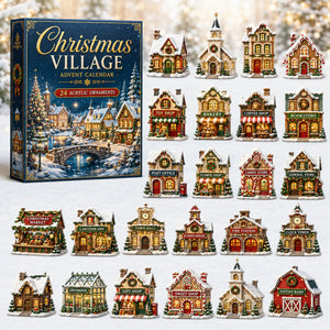 Christmas Village Houses Advent Calendar 2026 - 24-Day Festive Countdown, Acrylic Charms Blind Box - Gift For Family & Friends 3b232bc1-091e-45bb-9852-94219b811632-christmas-village.jpg