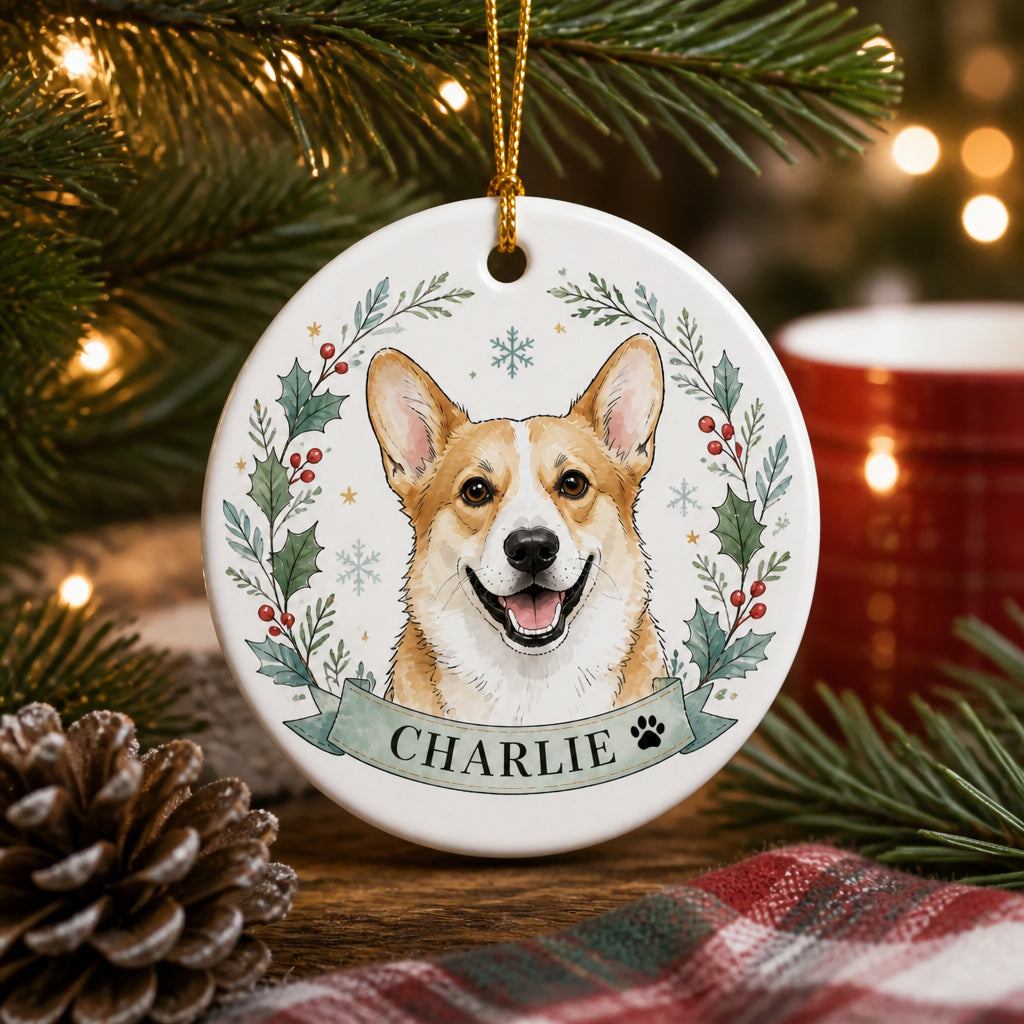 Watercolor Pet Portrait Name Ornament - Personalized Ornament 3b4a2061-1807-4881-83cb-af85e51a7ba7.jpg