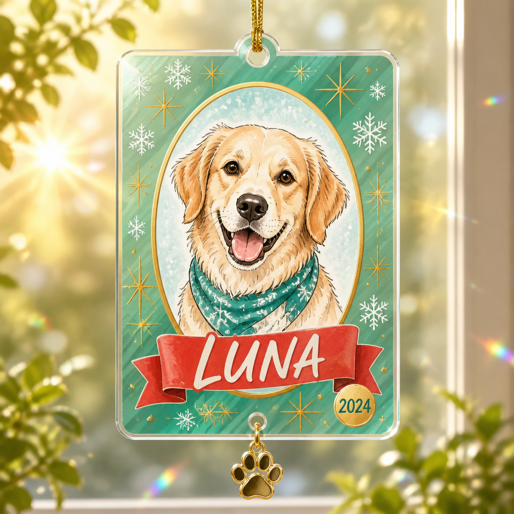 Custom Pet Portrait Cameo Ornament - Personalized 1 Layered Suncatcher with Charm 3b4ea0e6-22e3-4b2d-912e-f04deca30dd6.png