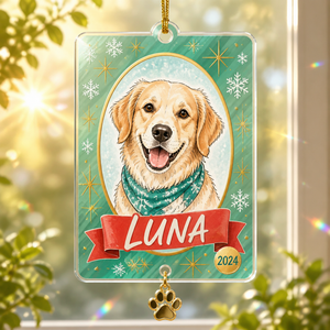 Custom Pet Portrait Cameo Ornament - Personalized 1 Layered Suncatcher with Charm 3b4ea0e6-22e3-4b2d-912e-f04deca30dd6.png
