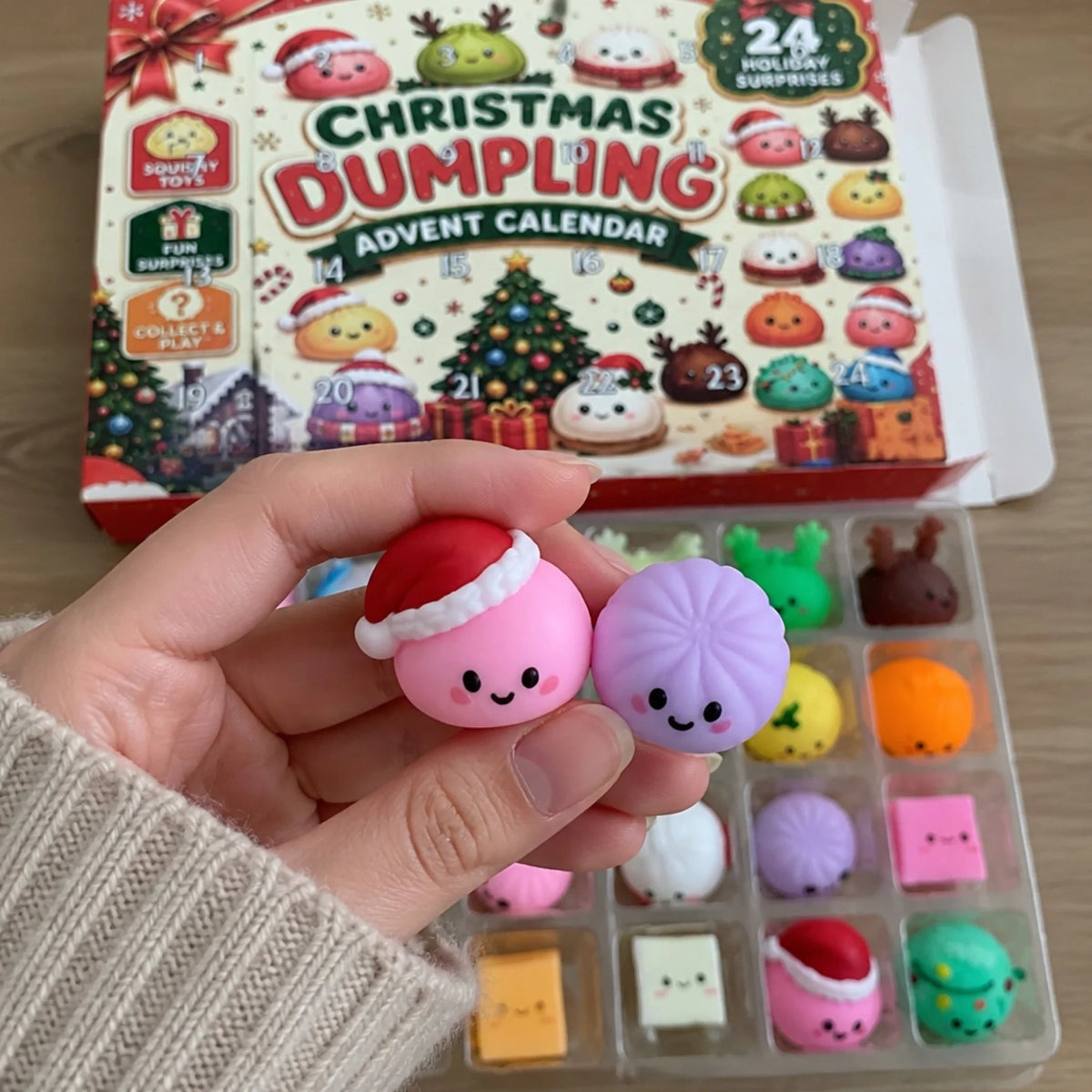 Dumpling Advent Calendar - Christmas Birthday Gifts For Mom, Dad, Brother, Sister, Kids - Merry Little Dumplings 3b5d02c2-6940-4390-9638-5d84508f3fe0-6aaa785ac9471-1-.jpg