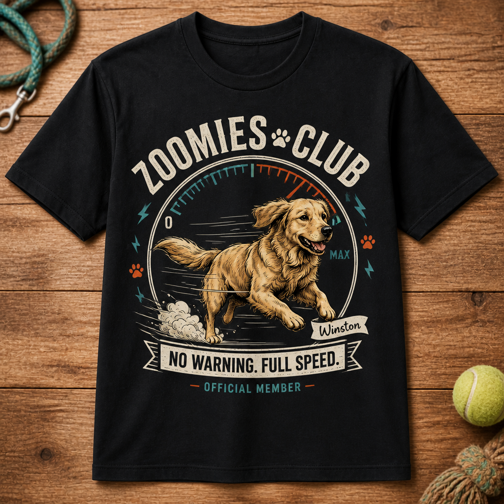 Zoomies Club – Custom Dog Portrait Tee - Personalized T-shirt 3b67466e-e472-4c9e-993f-7171d02716fd.png
