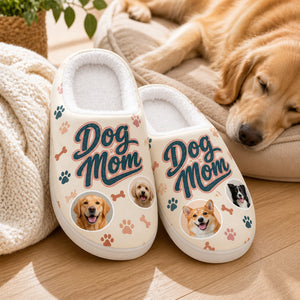 Dog Mom Pet Photo Fleece Slippers - Personalized Fleece Slipper 3b78efae-0879-4a23-8320-7e9a872d6702.jpg