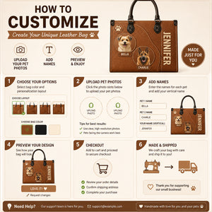 Custom Pet Portrait Leather Shoulder Bag – 2 Pets with Owner Name - Personalized Leather Shoulder Bag 3baac1f1-41ce-4e77-bd27-e30fadfac998.jpg