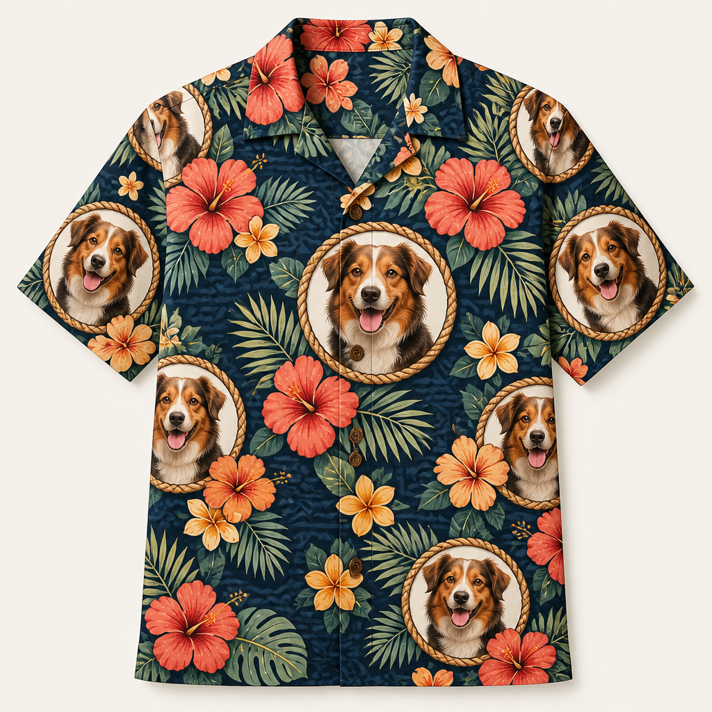 Custom Pet Photo Hawaiian Shirt – Tropical Hibiscus Pattern - Personalized Hawaiian Shirt 3baf6830-1a55-4ed0-8bd7-568e88eb01e9.png