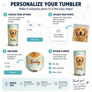 Custom Pet Portrait Name Tumbler — Photo to Watercolor - Personalized Tumbler 3bceb457-081d-457d-986c-70f1599050a3.jpg