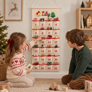 Personalized Canvas Advent Calendar for Kids, Reusable Christmas Advent Calendar, 24 Pocket Christmas Countdown, Custom Holiday Wall Decor 3bd6111f-8ee1-415b-9f7b-1c0c1df48c2b-il_1588xN.8596468985_hlc3.jpg