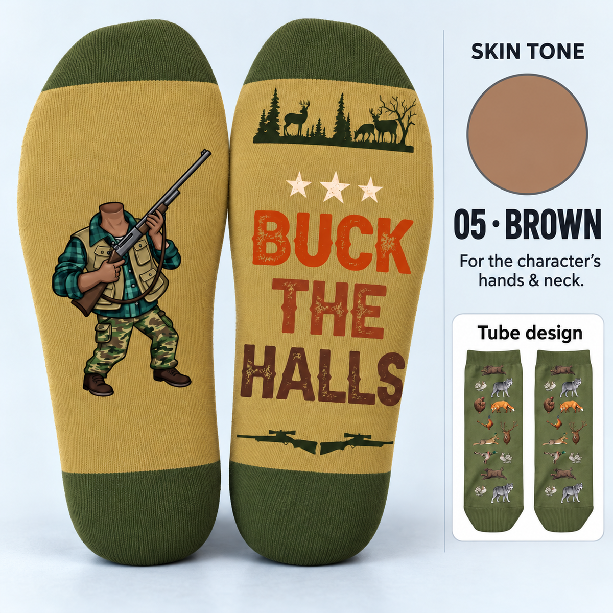 Hunting Socks Funny Gift For Dad Grandpa Husband - Personalized Socks, Gift For Hims, Dad, Brother, Husband 3bf73c83-2680-429c-b59e-5bba35644145-Bi-u-ng-l-a-ch-n-t-ng-da-n-u-5.png