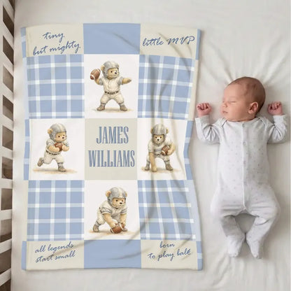 Personalized Football Baby Blanket, Teddy Bear Sports Nursery Decor, Soft Baby Boy Name Blanket, Custom Newborn Boy Gift, Football Nursery 3bfbf955-bf1e-4e9d-885e-cb5686ddda47-fhgrt-6-.webp