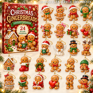 Christmas Gingerbreads Advent Calendar 2026 - 24-Day Festive Countdown, Acrylic Charms Blind Box - Gift For Family Members 3c139590-591b-4d54-8dee-36ba61df1e15-gingerbread-text.png