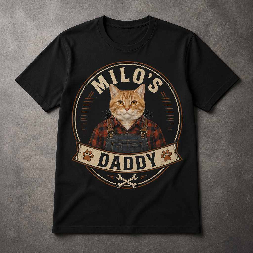 Cat Dad Personalized Name Tee - Personalized T-shirt 3c455d7b-4ef7-4060-a3cc-fb3cc4fac420.png