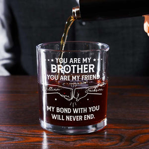 My Bond With You - Personalized Custom Whiskey Glass