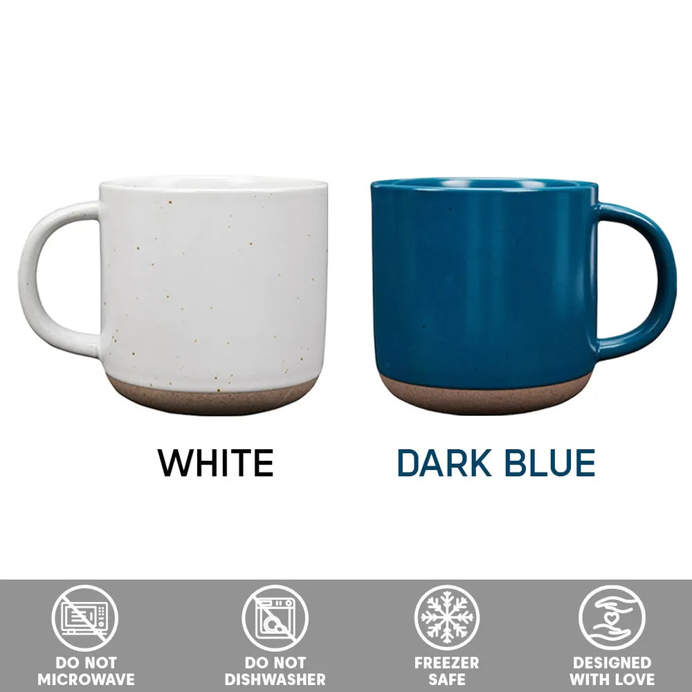 Sisters Are Different Flowers From The Same Garden - Personalized Custom Pottery Mug Mother's Day Gift