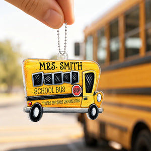 Thanks For Going The Extra Mile - Personalized Car Hanger Ornament