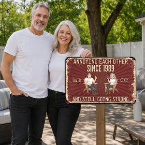 Everlasting Love - Personalized Custom Metal Sign