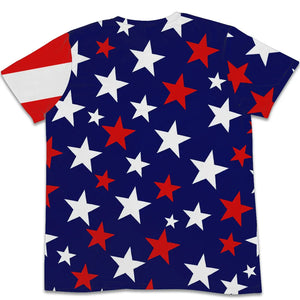 Independence Day Couple - Personalized Custom All-over-print T-shirt
