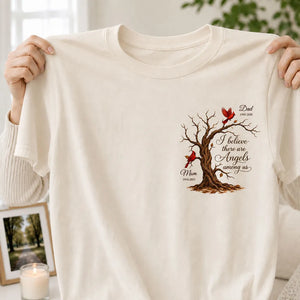 Old Tree Memorial Cardinal - Personalized Shirt - Remembrance Gift
