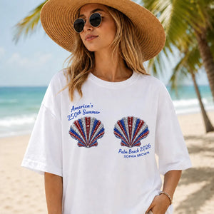 Mermaid America's 250th Summer - Personalized Shirt - Gift For Girl, Women, Besties