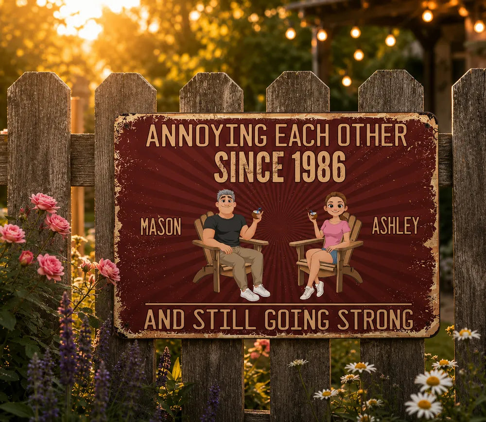 Everlasting Love - Personalized Custom Metal Sign
